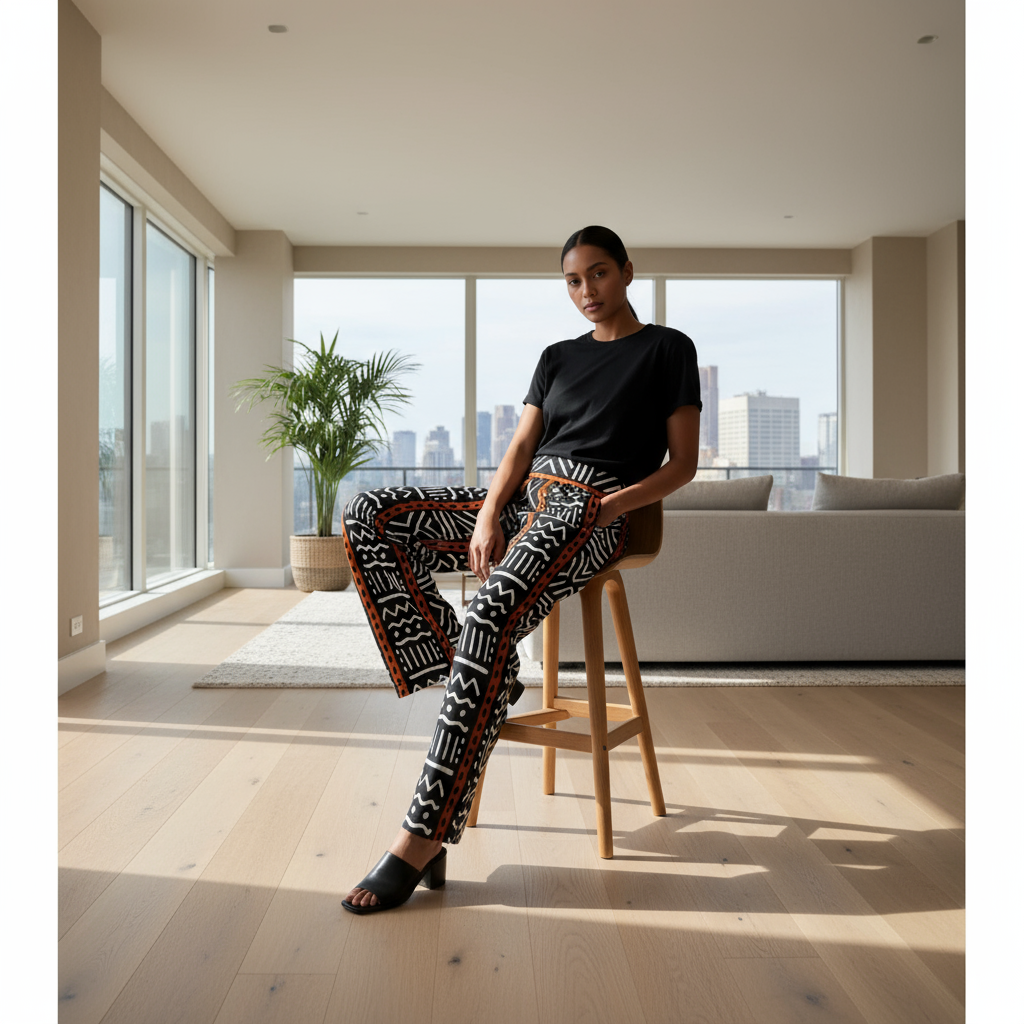 Ankara Aztec palazzo Trouser