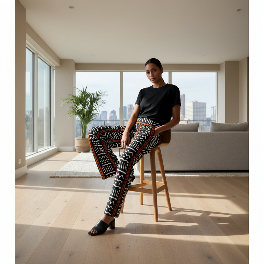 Ankara Aztec palazzo Trouser