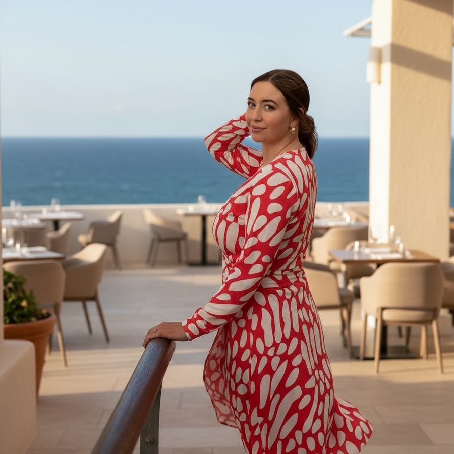 Jawl Wrap Dress