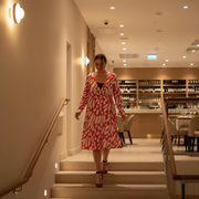 Minycled organic cotton wrap dress
