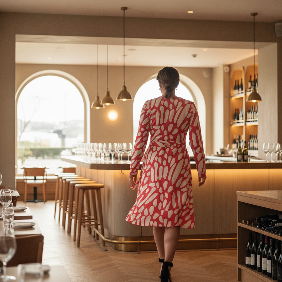 Jawl Wrap Dress