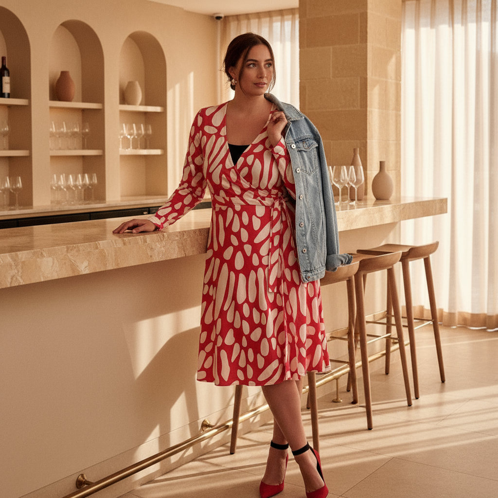 Minycled's wrap dress