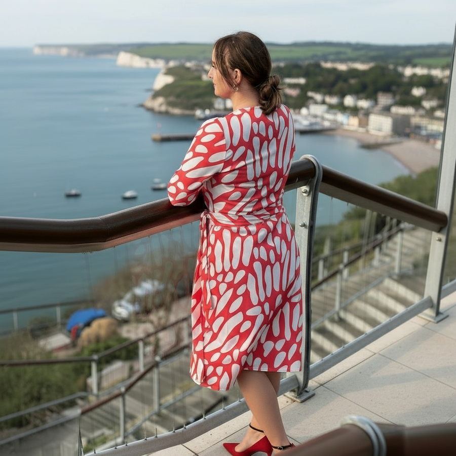 Jawl Wrap Dress