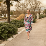 Sienna Wrap Dress photo shoot