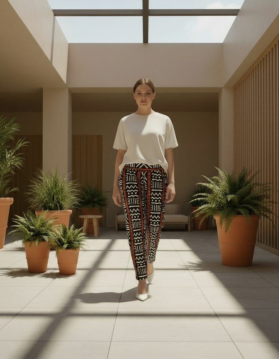 Ankara Aztec palazzo Trouser