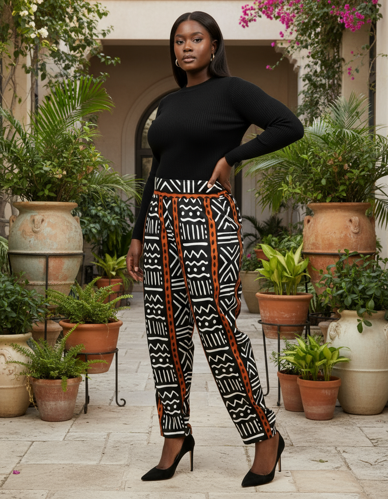 Ankara Aztec palazzo Trouser