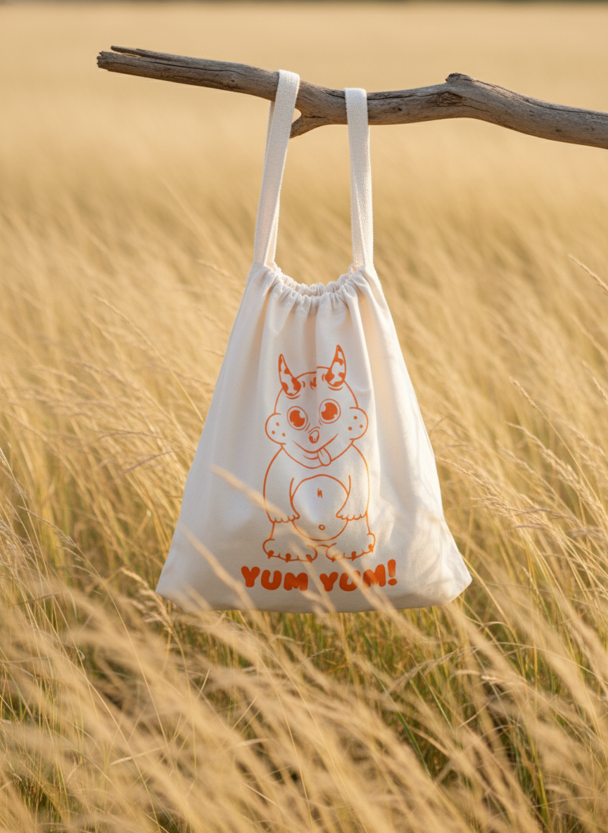Yum Yum Large Tote Bag 